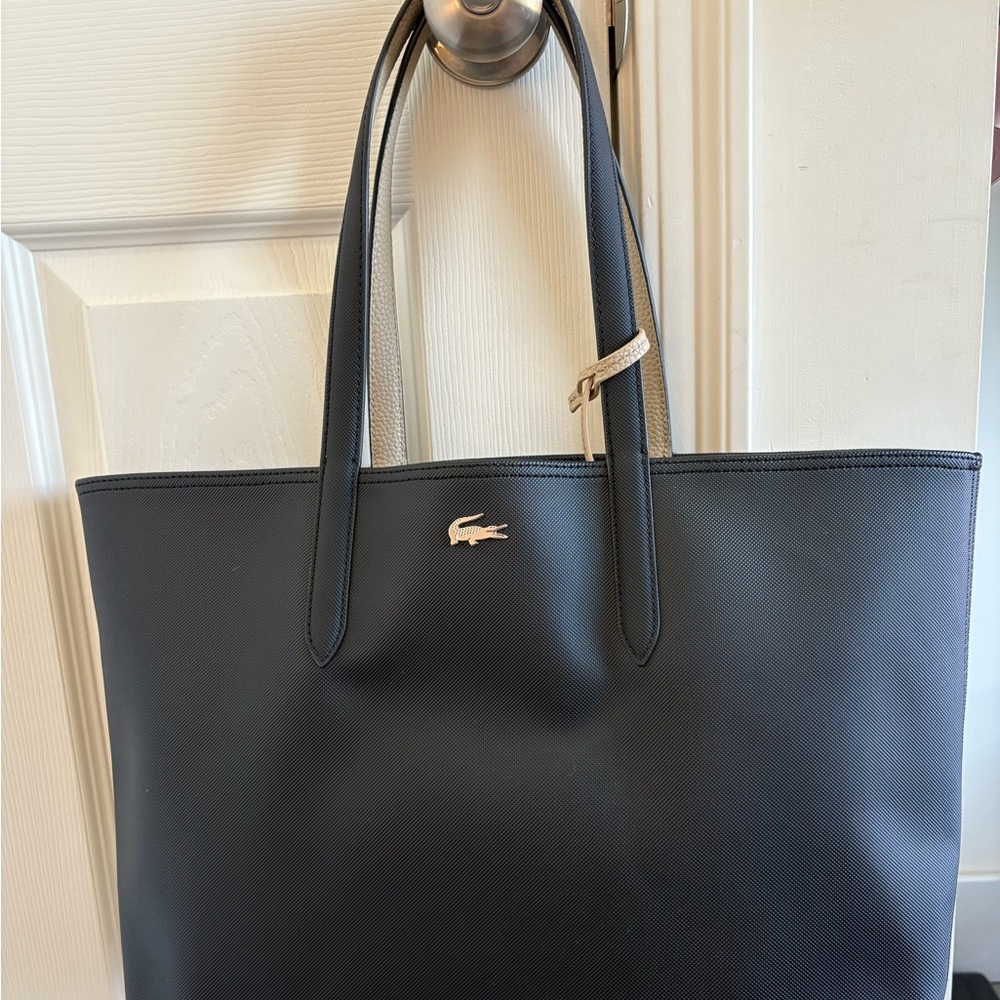 Lacoste Women's Reversible Black Tote